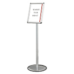 スマートフリーパネルスタンド A4 スライドポールなし (SMFPAS-A4)