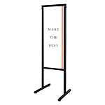 スマートメッセージスタンド A3縦縦 両面 シルバー (SMMSAC-A3TTR)