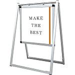 屋外対応スイングサイン アクリルカバータイプ 450×450 シルバー (SWSAC-450X450)