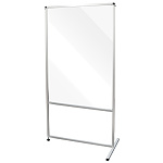トールパーテーション 大型スタンド式飛沫対策ガード  1200×900 透明アクリル 3点仕様 (THBP1200X900-3T)