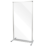 トールパーテーション 大型スタンド式飛沫対策ガード  1800×900 透明アクリル ゴム脚仕様 (THBP1800X900)