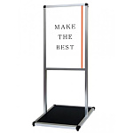 バリウスメッセージスタンド B2タテ シルバー (VAMSAC-B2T)