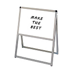 バリウススタンド看板 ホワイトボード A2横 片面 (VASKWB-A2YK)