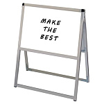 バリウススタンド看板 ホワイトボード A2横 両面 (VASKWB-A2YR)