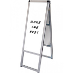 バリウススタンド看板 ホワイトボード A3縦縦 両面 (VASKWB-A3TTR)