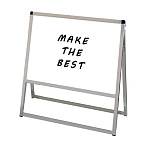 バリウススタンド看板 ホワイトボード B2横 片面 (VASKWB-B2YK)