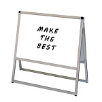 バリウススタンド看板 ホワイトボード B2横 両面 (VASKWB-B2YR)