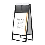 カタログケース付 フラットオープンスタンド看板