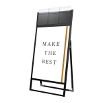 カタログケース付 フラットオープンスタンド看板