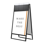 カタログケース付 フラットオープンスタンド看板