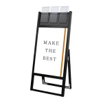 パンフレットケース付 フラットオープンスタンド看板