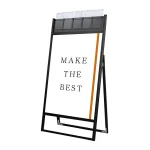 パンフレットケース付 フラットオープンスタンド看板