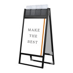 パンフレットケース付 フラットオープンスタンド看板