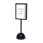 屋外ポールサインスタンド