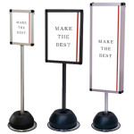 屋外ポールサインスタンド