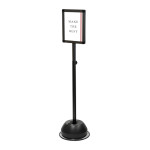 スライド式屋外ポールサインスタンド