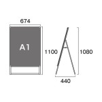 PSSK ポスター用スタンド看板