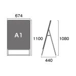 PSSK ポスター用スタンド看板