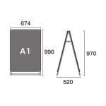 PSSK ポスター用スタンド看板