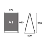 PSSK ポスター用スタンド看板