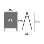 PSSK ポスター用スタンド看板