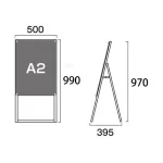 PSSK ポスター用スタンド看板