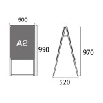 PSSK ポスター用スタンド看板