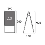 PSSK ポスター用スタンド看板