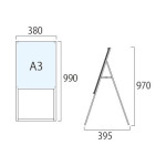 PSSK ポスター用スタンド看板