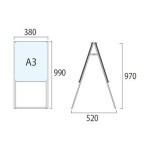 PSSK ポスター用スタンド看板