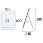 PSSK ポスター用スタンド看板