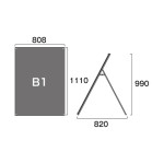 PSSK ポスター用スタンド看板