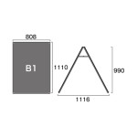 PSSK ポスター用スタンド看板