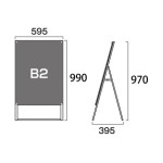 PSSK ポスター用スタンド看板