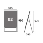 PSSK ポスター用スタンド看板