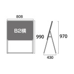 PSSK ポスター用スタンド看板