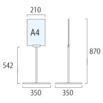 ■寸法図(透明ケース付き)