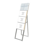 A4三つ折りパンフレットケース付 イージーリンクスタンド看板