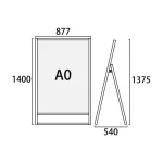 フラットオープンスタンド看板