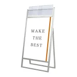 パンフレットケース付 フラットオープンスタンド看板