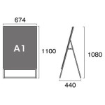 PSSK ポスター用スタンド看板