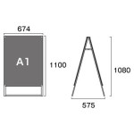 PSSK ポスター用スタンド看板