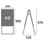PSSK ポスター用スタンド看板