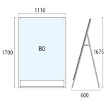 PSSK ポスター用スタンド看板