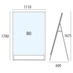 PSSK ポスター用スタンド看板