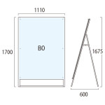 PSSK ポスター用スタンド看板