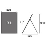PSSK ポスター用スタンド看板