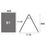 PSSK ポスター用スタンド看板