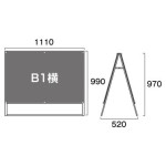 PSSK ポスター用スタンド看板