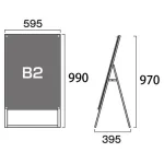 PSSK ポスター用スタンド看板